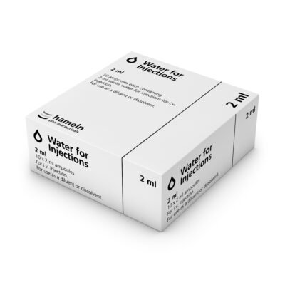 Water for injections 2ml x 10amps 4 Water for injections 2ml