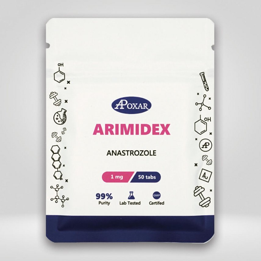 Arimidex - Anastrozole (Estrogen Blocker) 1mg/50tabs - Apoxar 1 Order Arimidex – Anastrozole (Estrogen Blocker) 1mg/50tabs – Apoxar