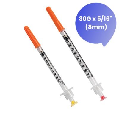 Insulin Syringe 30g x 8mm