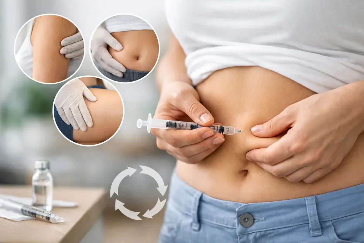 How to Rotate Injection Sites Correctly 1 How to Rotate Injection Sites Correctly